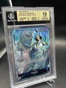 One Piece Kuzan Alt Art Leader OP12-040 BGS 10 Pristine Legacy of the Master - Image 1