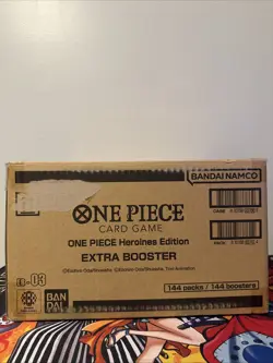 One Piece TCG EB-03 Heroines Edition Blister Box Case SEALED ENGLISH 144 Packs - Image 1