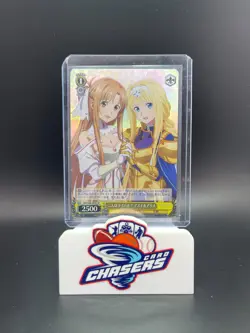 Weiss Schwarz Sword Art Online - Asuna & Alice SAO/S80-009S SR Foil Card Manga - Image 1