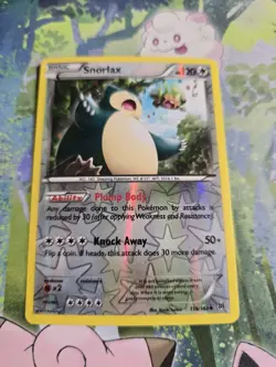 LP+ Snorlax Reverse Holo 118/162 Breakthrough Pokemon Card - Image 1