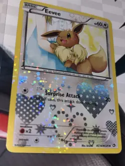 Pokemon Eevee Holo Card RC14/RC25 Legendary Treasures Radiant Collection NM-LP - Image 2