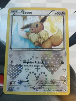 Pokemon Eevee Holo Card RC14/RC25 Legendary Treasures Radiant Collection NM-LP - Image 3