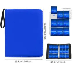 Baseball Card Binder Album with 900 Pockets - Perfect for Trading, Football, ... - Image 3