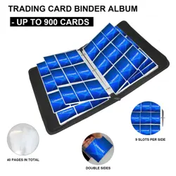 Baseball Card Binder Album with 900 Pockets - Perfect for Trading, Football, ... - Image 5