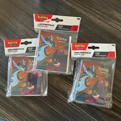 Pokemon Mega Charizard X & Mega Gengar 60 Card Mini Portfolio BINDER ONLY - Image 3