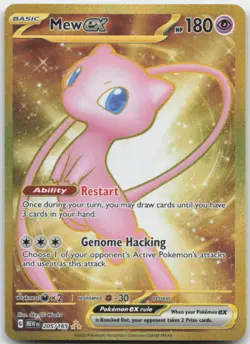 Mew ex - 205/165 SV: Scarlet & Violet 151 MEWen English Pokemon Card NM - Image 1