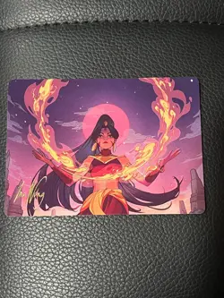 MTG Firebending Student Ina Wong Art Series Stamped Card 44/54 Avatar - Image 1