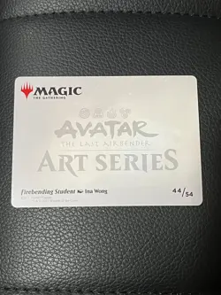 MTG Firebending Student Ina Wong Art Series Stamped Card 44/54 Avatar - Image 2