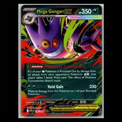 Mega Gengar ex 056/094 Double Rare - Phantasmal Flames Pokemon Card - Image 1