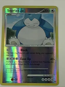 Pokemon Cards: Snorlax 37/130 Diamond and Pearl Reverse Holo - Image 1