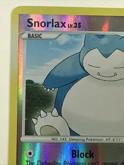 Pokemon Cards: Snorlax 37/130 Diamond and Pearl Reverse Holo - Image 2