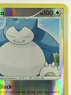 Pokemon Cards: Snorlax 37/130 Diamond and Pearl Reverse Holo - Image 3