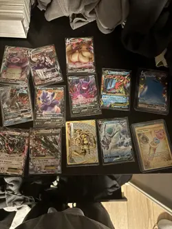 Pokemon TCG Nintendo Card Lot 14x Eevee VMAX, Rayquaza EX, Holo Foil, English - Image 1