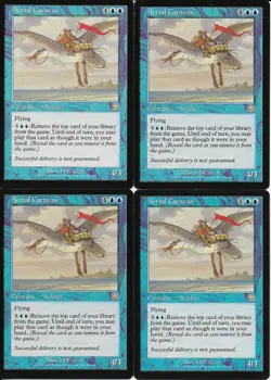 MTG: AERIAL CARAVAN Mercadian Masques RARE; played, Excellent condition x4 - Image 1
