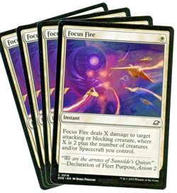 Focus Fire X4 - Edge of Eternities - MTG - Image 1