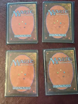 4x MTG Swords to Plowshares Revised Signed by Artist LP/MP PLAYSET - Image 2