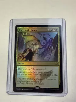 MTG Inevitable Defeat Tarkir: Dragonstorm Foil - Image 1