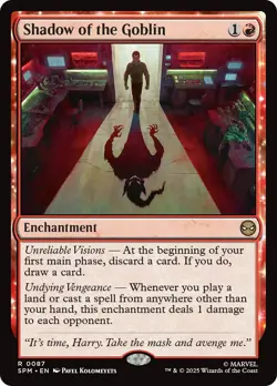 MTG Shadow of the Goblin [Marvel's Spider-Man] Near Mint Magic - Image 1