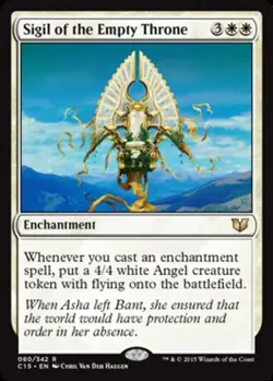 MTG - Sigil of the Empty Throne - Commander 2015 - NM, English Magic FLAT RATE S - Image 1