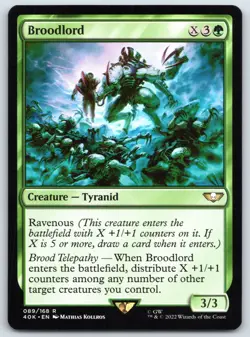 Broodlord - Universes Beyond: Warhammer 40,000 - MTG - Near Mint - Image 1