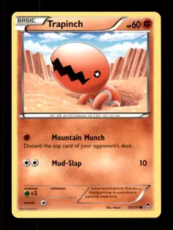 TRAPINCH 53/111 C FURIOUS FISTS POKEMON NM/M - Image 1