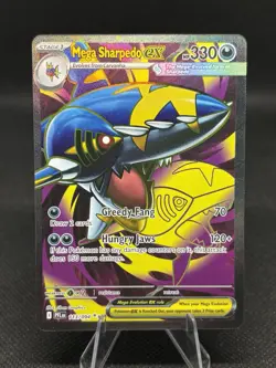 Pokemon TCG Mega Sharpedo EX 113/094 Phantasmal Flames Ultra Rare Holo - Image 1