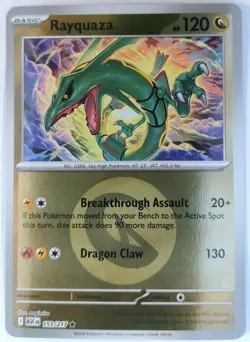 Rayquaza 153/217 Dragon Energy Symbol Reverse Holo Ascended Heroes Pokemon NM - Image 1