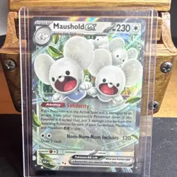 Pokemon Maushold EX SV04 Paradox Rift 155/182 Double Rare Holo 230 HP - Image 1