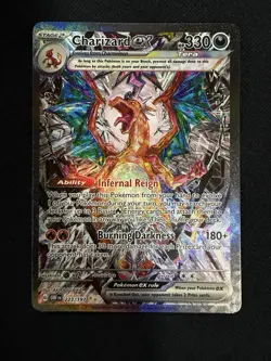 Pokemon TCG Charizard EX Holo Obsidian Flames Sir 223/197 Near Mint Condition - Image 1