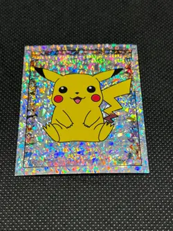 Pikachu S1 Prism Holo Foil Sticker – Merlin Pokemon Series 1 (1999) - Image 2