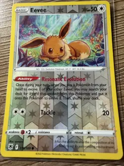 2022 Pokemon TCG Eevee 119/189 Astral Radiance Reverse Holo Ungraded - Image 1