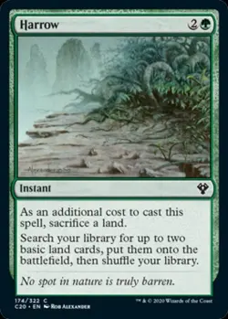 Harrow - Light Play MTG Commander 2020 Ikoria - Image 1