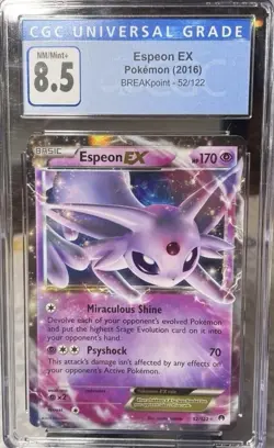 POKEMON SLAB LOT #4 (BLACK STAR GRENINJA, ESPEON, SLEEP!, KYUREM Qty 4 Slabs) - Image 2