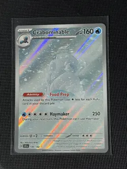 Pokemon: Crabominable - 149/142 - SV07: Stellar Crown (SCR) Illustration Rare - Image 1