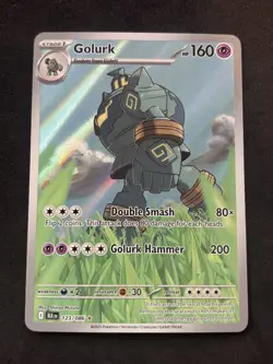 Pokemon Golurk Sv: Black Bolt 123/086 Illustration Rare Holo - Image 1