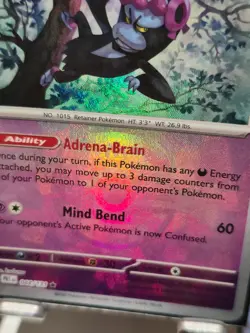 Pokemon Prismatic Evolutions Munkidori Master Ball Holo 044/131 NM - Image 2