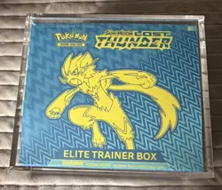 Pokemon Sun Moon Lost Thunder Elite Trainer Box ETB ~ Case Included 🔥 Read - Image 1