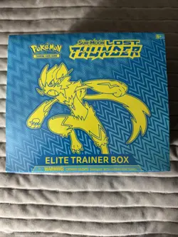 Pokemon Sun Moon Lost Thunder Elite Trainer Box ETB ~ Case Included 🔥 Read - Image 2