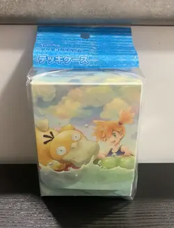Misty and Psyduck🌊|Japanese pokemon center EXCLUSIVE deck box with dividers - Image 1