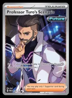 Professor Turo's Scenario SV04: Paradox Rift Pokemon tcg NM 240/182 - Image 1