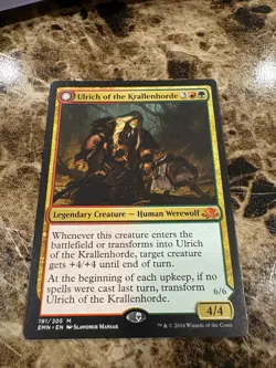 ULRICH OF THE KRALLENHORDE Magic the Gathering MTG Eldritch Moon LP - Image 1