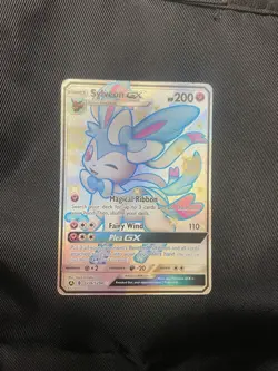 Pokemon TCG Sylveon GX Full Art SV76/SV94 Hidden Fates Shiny Vault - Image 1
