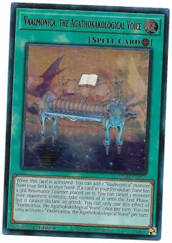 Vaalmonica, the Agathokakological Voice VASM-EN035 YuGiOh Valiant Smashers - Image 1