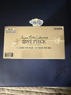 One Piece TCG EB-02 English Anime 25th Collection Booster Box, New with Seal - Image 5