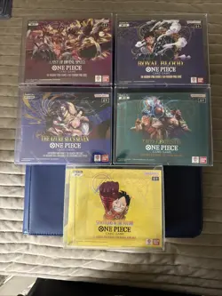 One Piece Booster Box COLLECTION All Sealed… OP-07, OP-11, OP-10, OP-08, OP-14 - Image 1
