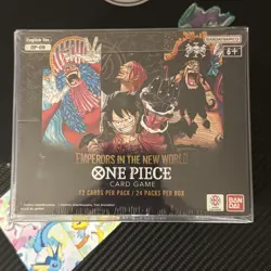 One Piece TCG OP09 Emperors in the New World Booster Box English W/Protector - Image 1