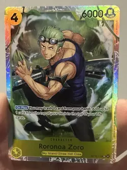 One Piece Roronoa Zoro OP15-113 SR English NM Adventures on Kami's Island - Image 1
