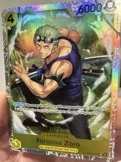 One Piece Roronoa Zoro OP15-113 SR English NM Adventures on Kami's Island - Image 5