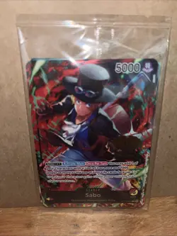 Sealed One Piece Second Anniversary Tournament Winner Leader Pack Ace Sabo Luffy - Image 1
