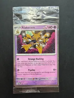 Pokemon Card Alakazam 082/167 Cosmos Holos Blister Exclusives Sealed - Image 1